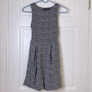 Reformation Dress with Side Cutouts & Flower pattern